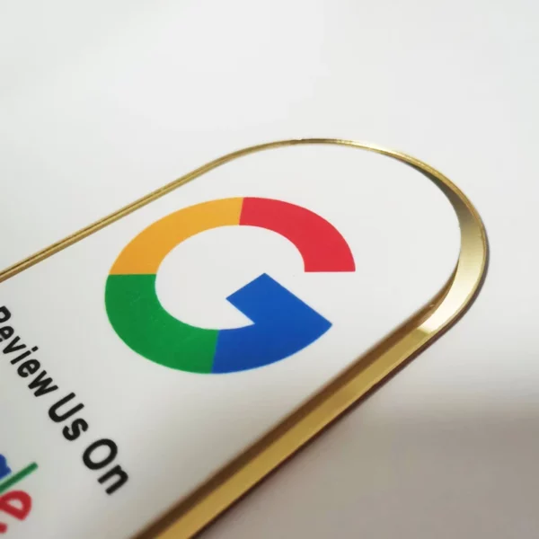Présentoir dorée NFC – Google Review, WhatsApp, Facebook – Image 5