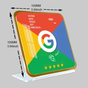 Présentoir NFC Google Avis