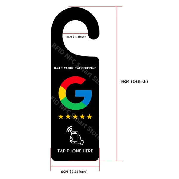 Panneau de porte NFC – « Notez votre expérience » – Image 5
