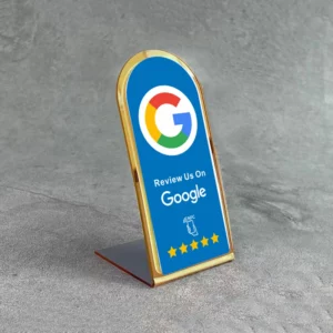 Présentoir dorée NFC