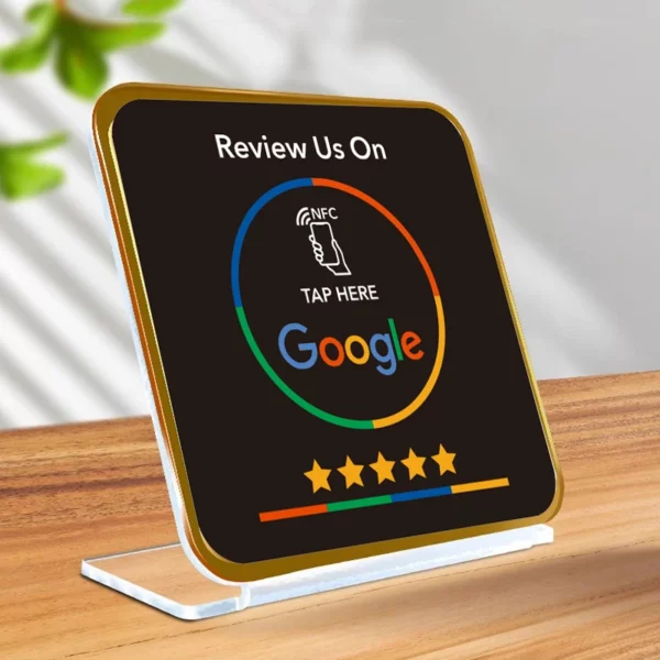 Présentoir NFC en Acrylique - Google Review – Image 2