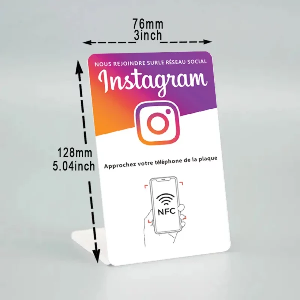 Présentoir NFC pour Avis Google / Instagram / Facebook / WhatsApp – Image 4