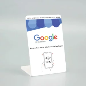 Présentoir NFC pour Avis Google