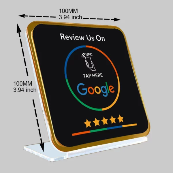 Présentoir NFC en Acrylique - Google Review – Image 3