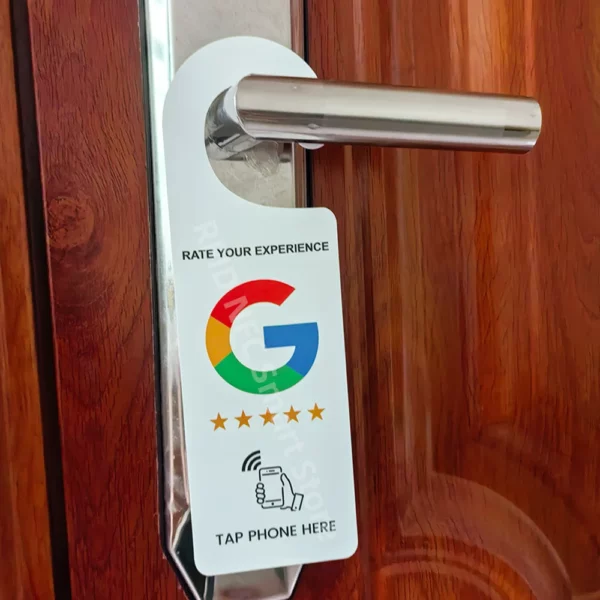 Panneau de porte NFC – « Notez votre expérience » – Image 2