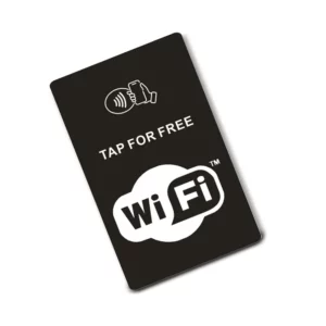 Carte Partage de Code Wi-Fi – NFC PVC