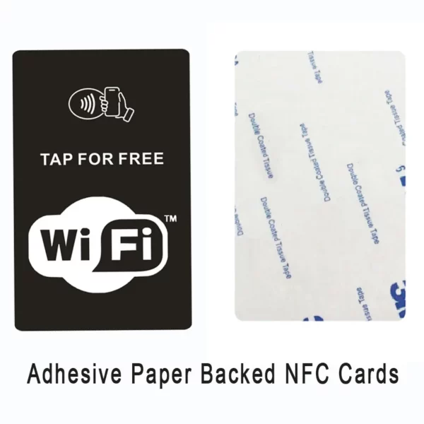 Carte Partage de Code Wi-Fi – NFC PVC – Image 2